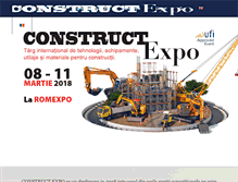 Tablet Screenshot of constructexpo.ro